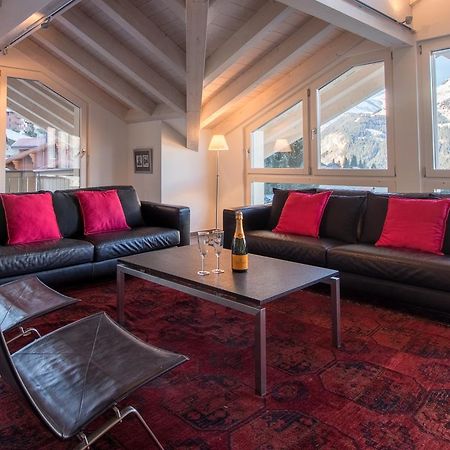Chalet Brunner Penthouse Wengen Dış mekan fotoğraf