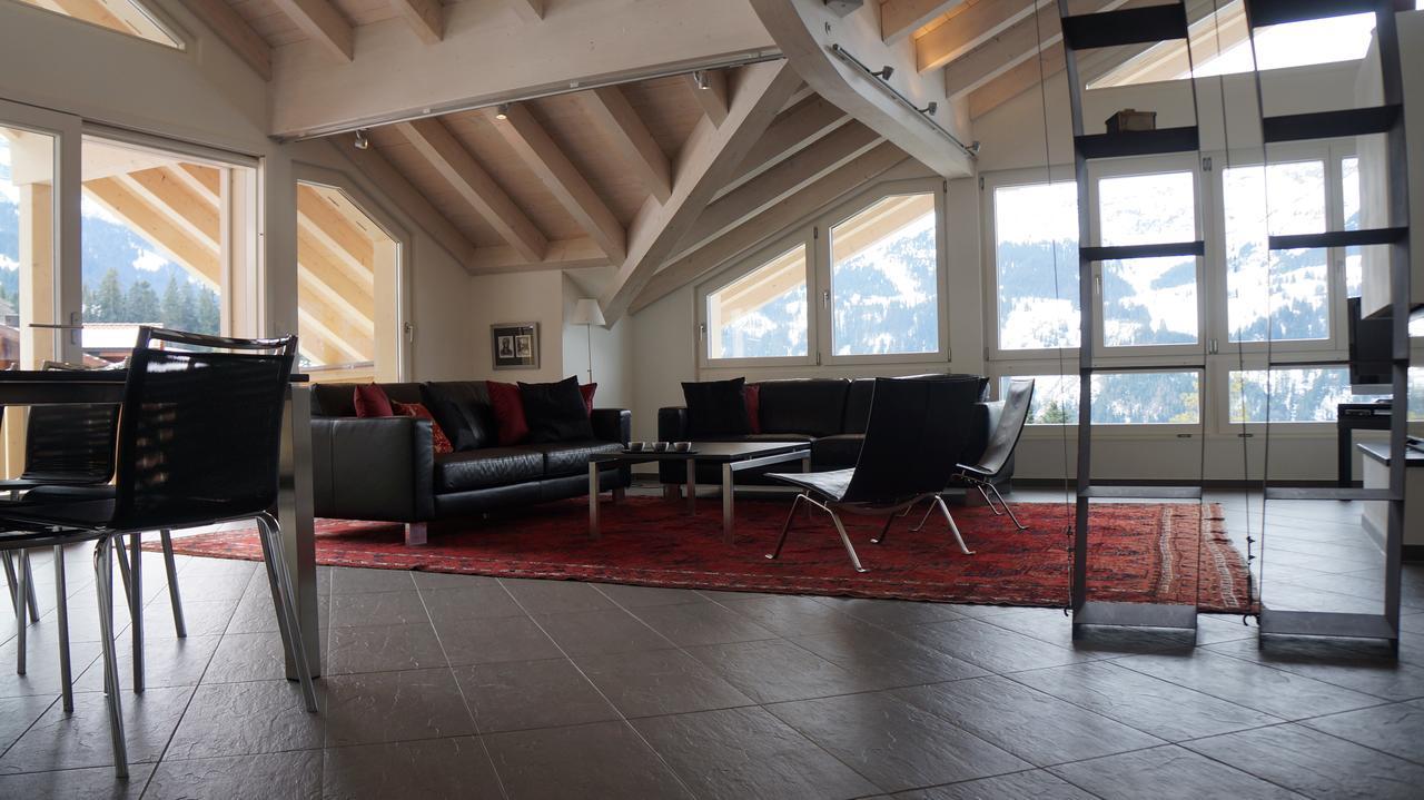 Chalet Brunner Penthouse Wengen Dış mekan fotoğraf