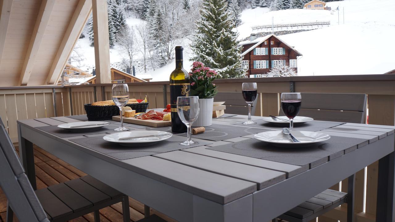 Chalet Brunner Penthouse Wengen Dış mekan fotoğraf