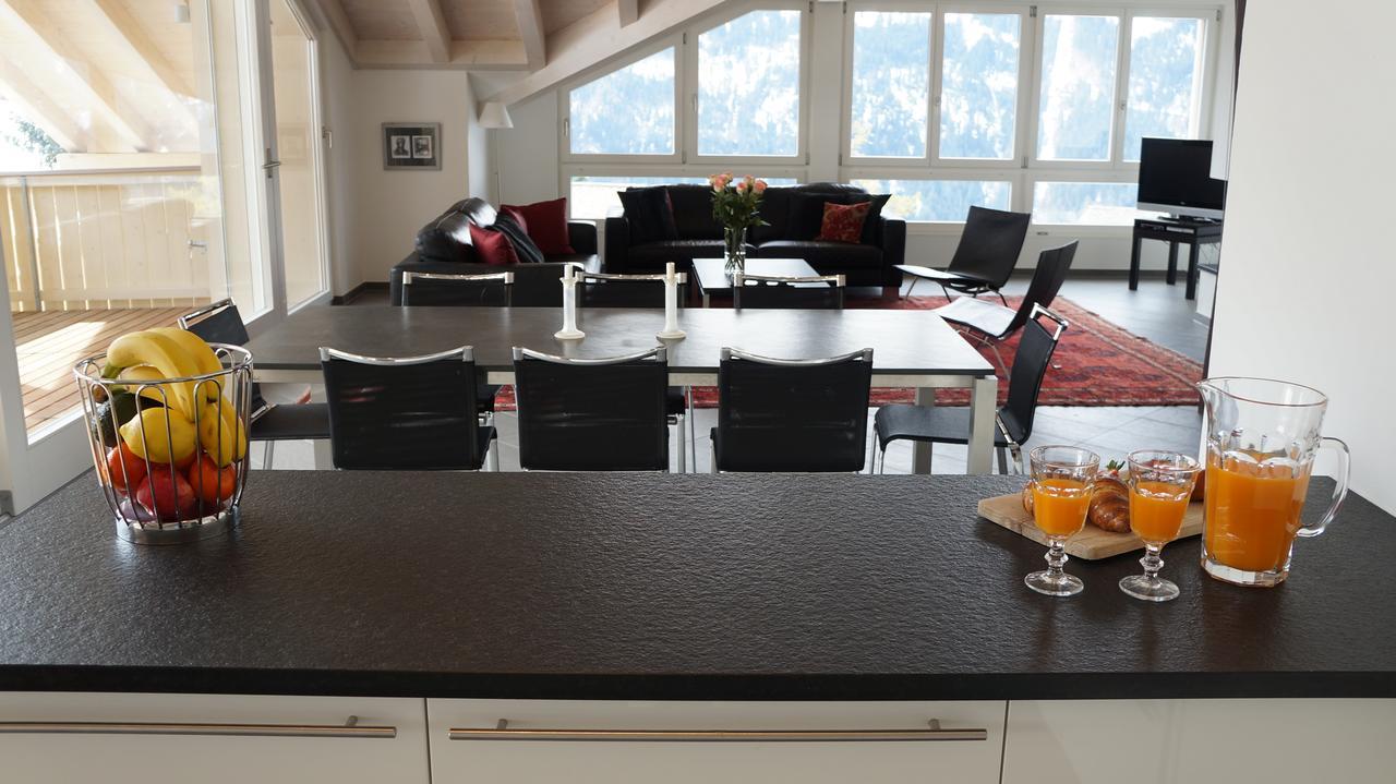 Chalet Brunner Penthouse Wengen Dış mekan fotoğraf