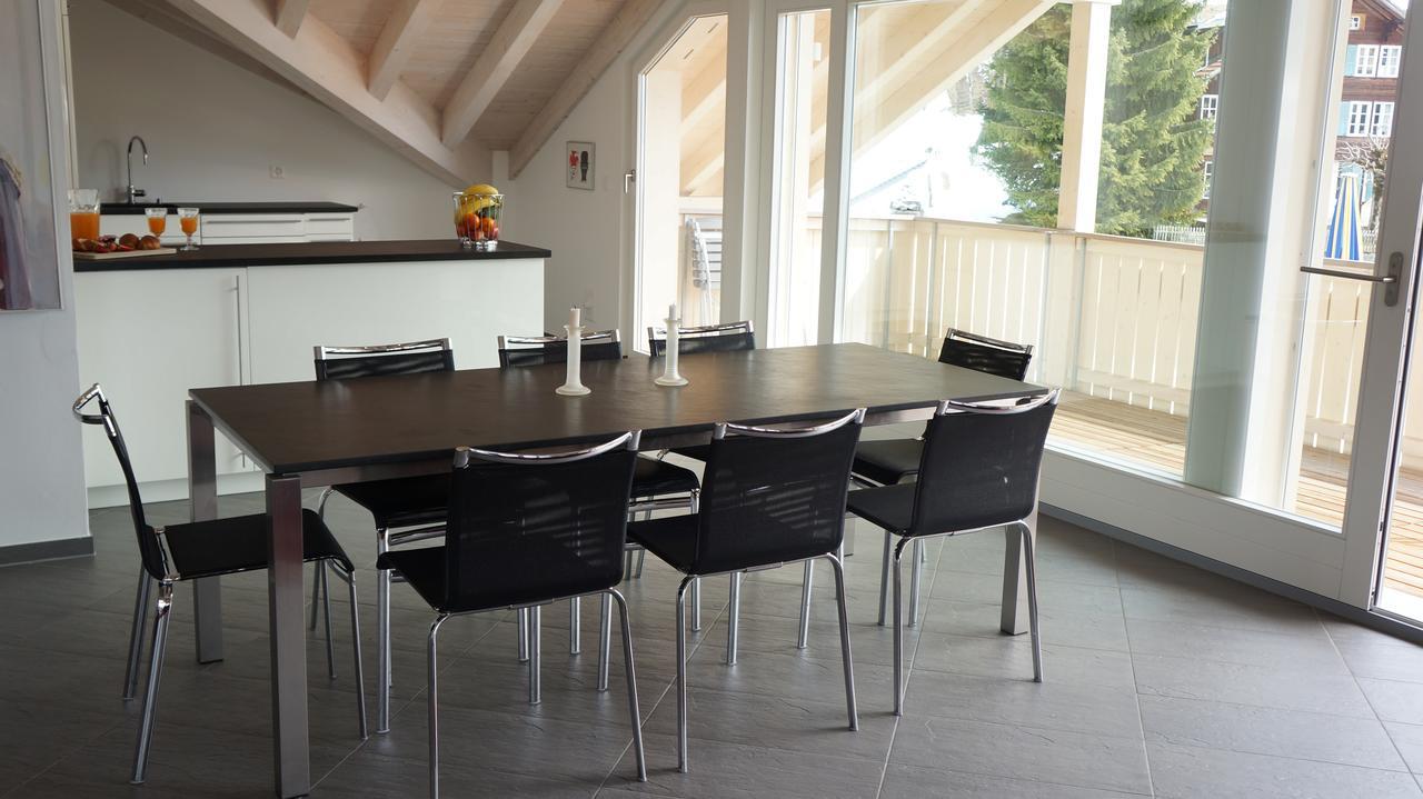 Chalet Brunner Penthouse Wengen Dış mekan fotoğraf