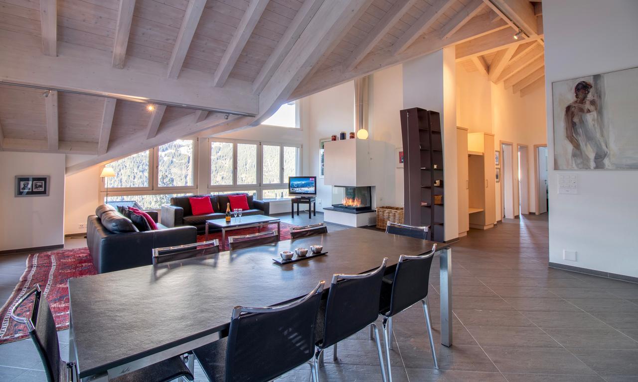 Chalet Brunner Penthouse Wengen Dış mekan fotoğraf