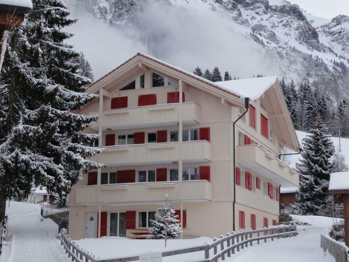 Chalet Brunner Penthouse Wengen Dış mekan fotoğraf